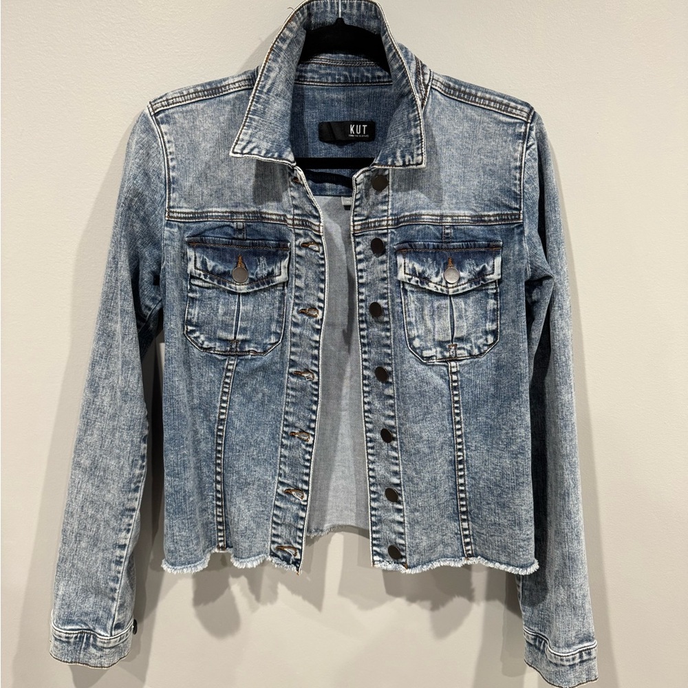 KUT frayed Denim Jacket